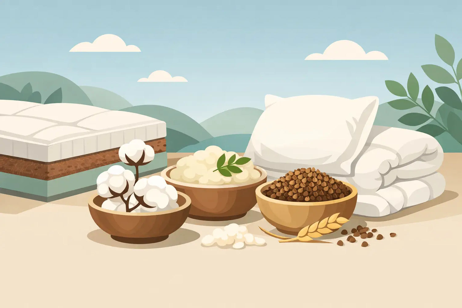 Come scegliere l’imbottitura naturale giusta