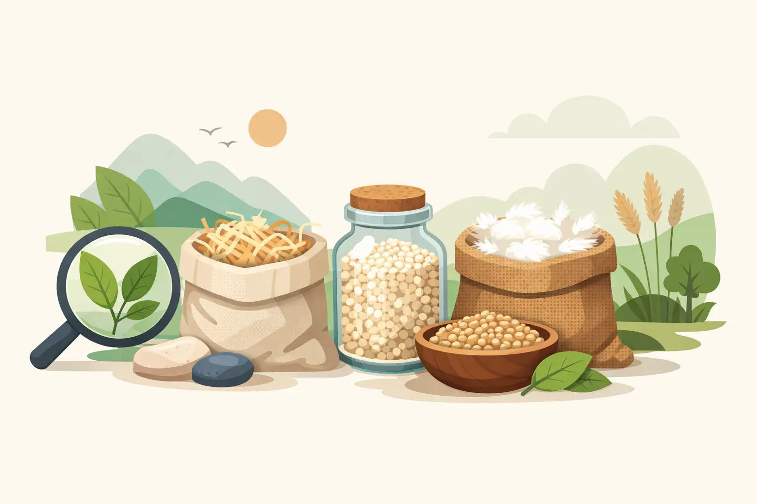 Materiali di riempimento naturali: come sceglierli