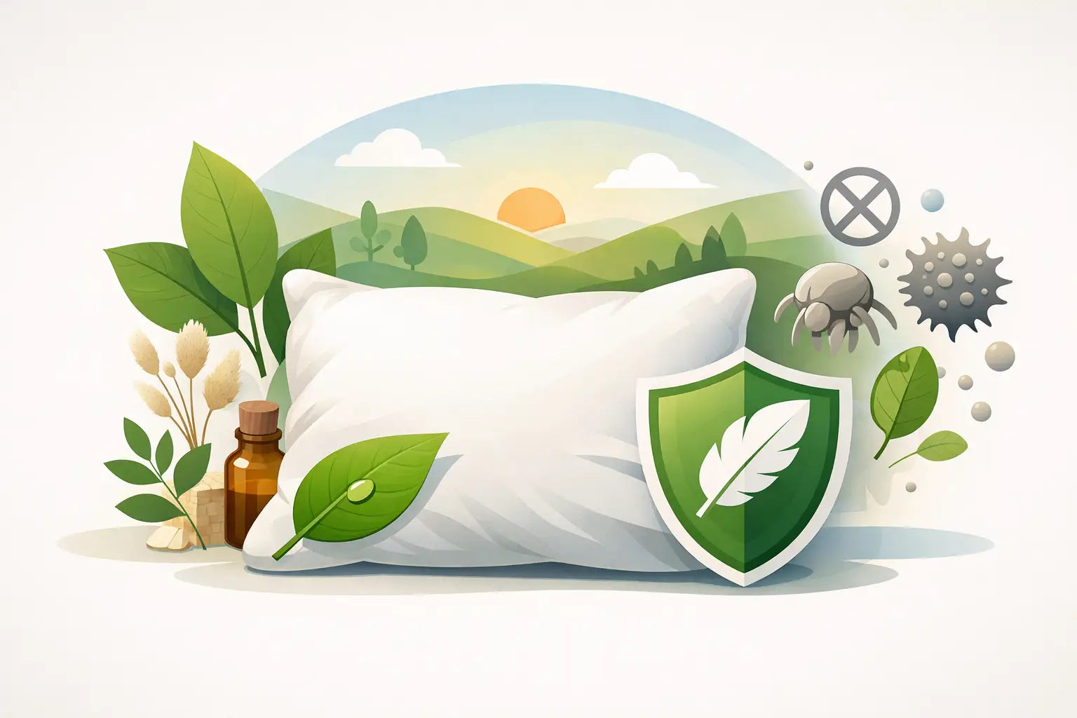 Cuscino anti allergeni naturale: come sceglierlo