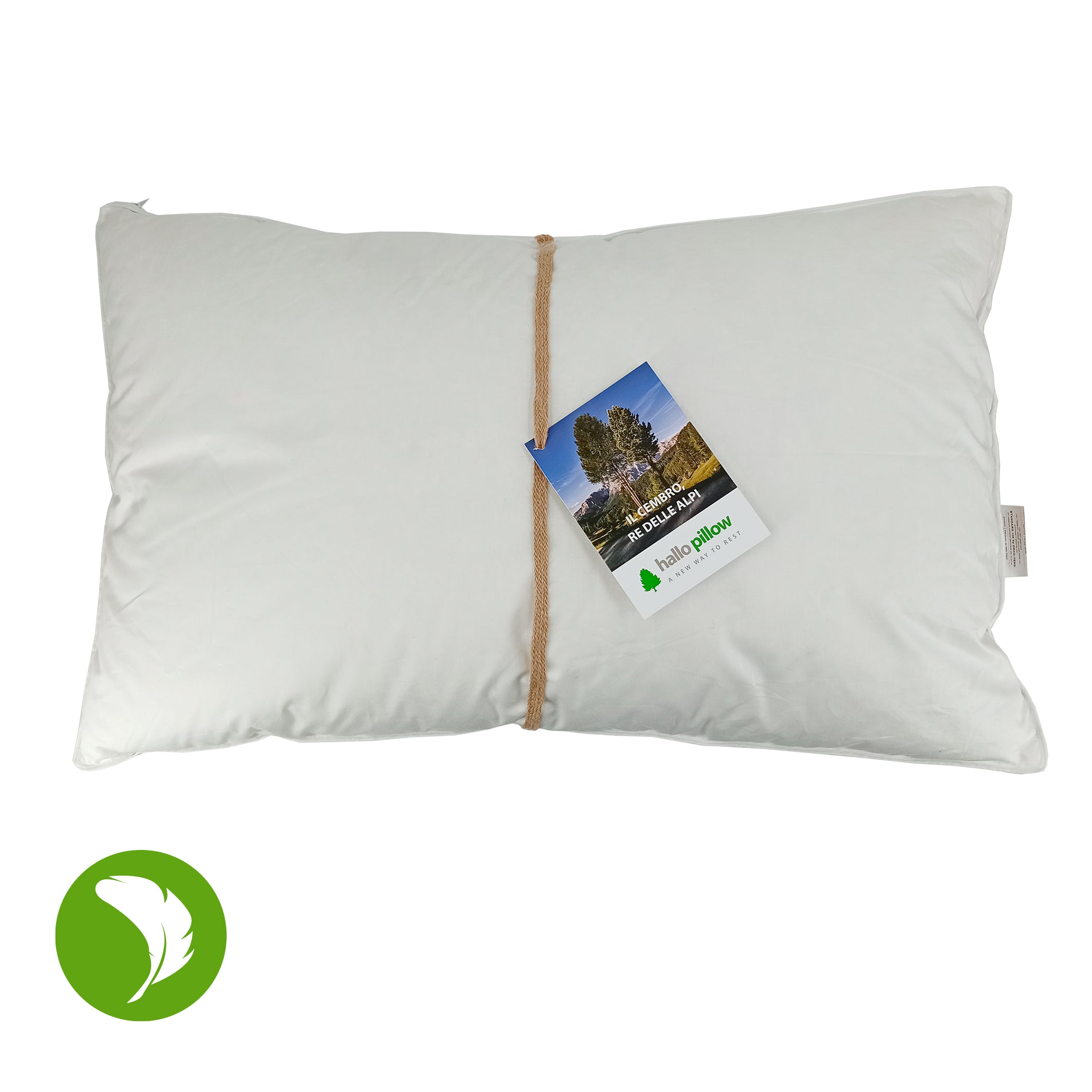 Cuscino flex in piuma a 4 camere (50 x 80 cm)