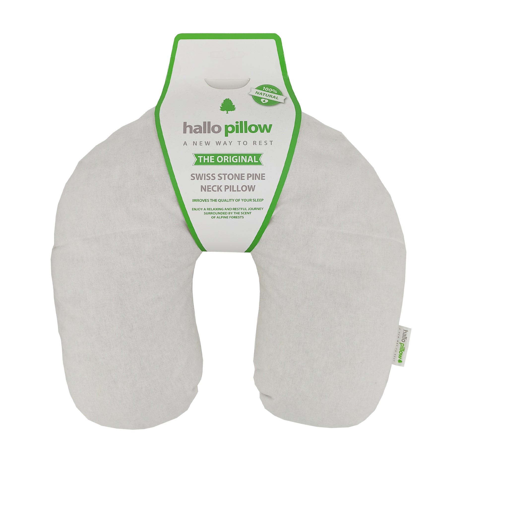 Cuscino pino cembro per il collo da viaggio - XL