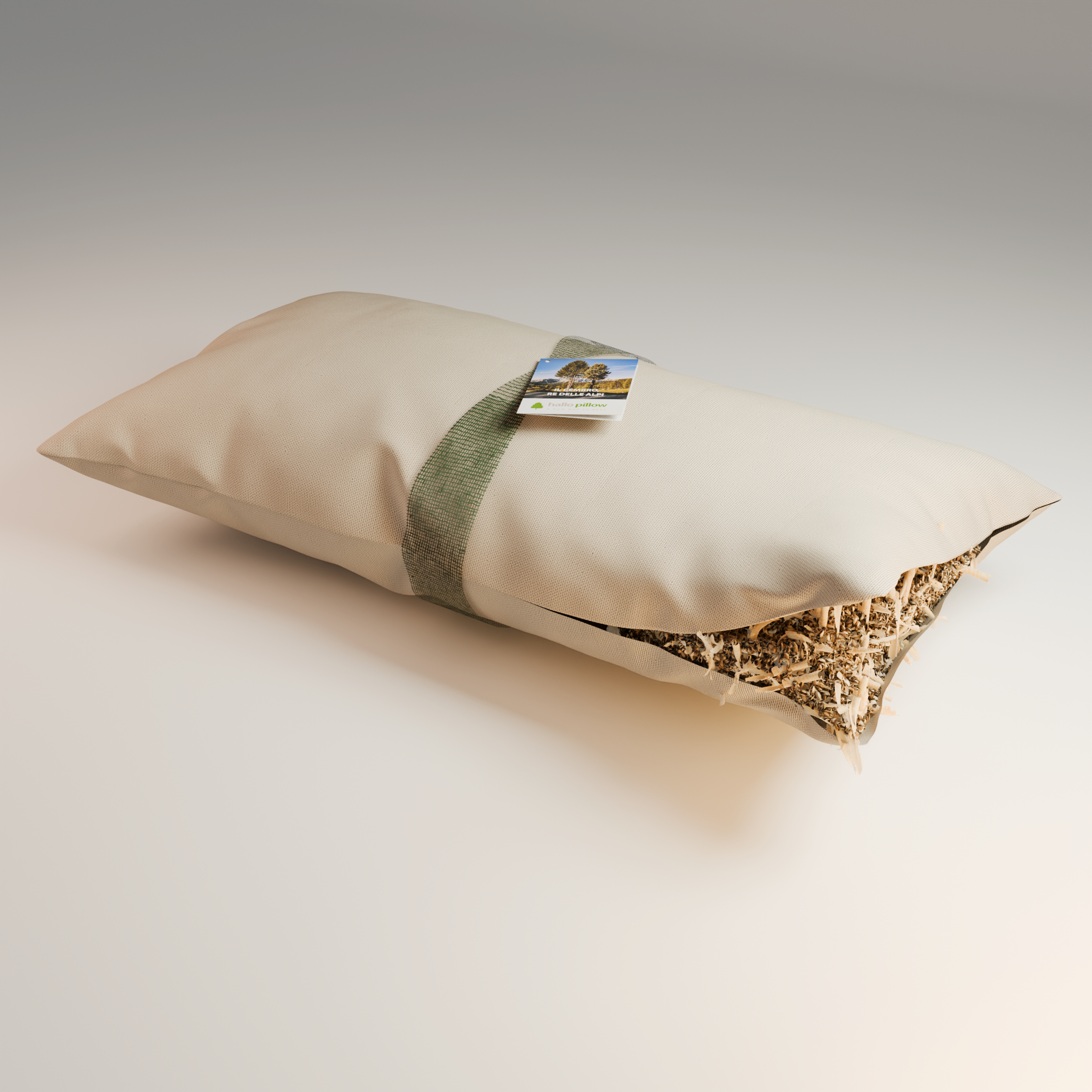 Cuscino pula di farro misto pino cembro (80 x 40 cm)