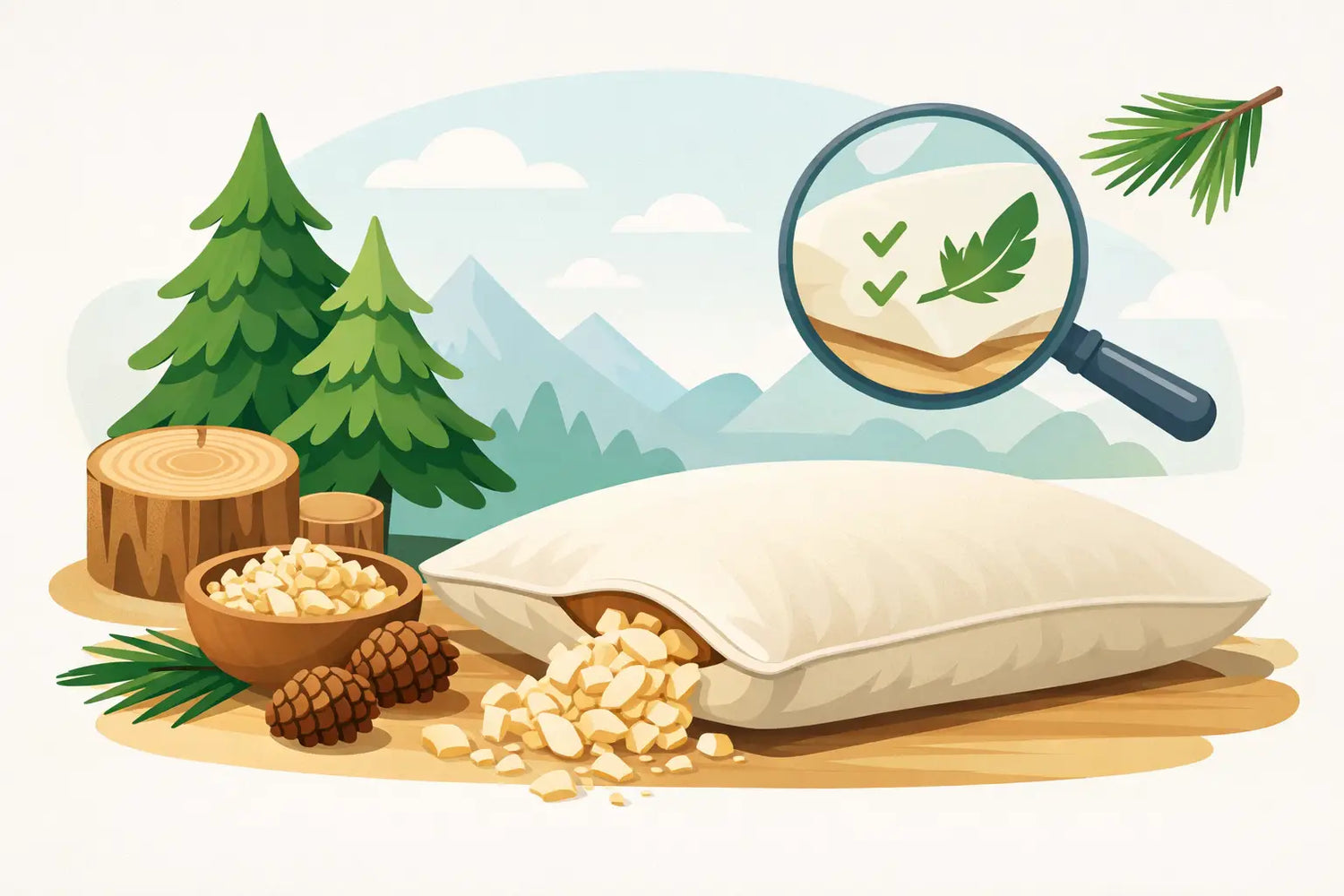 Cuscino pino cembro naturale: come sceglierlo