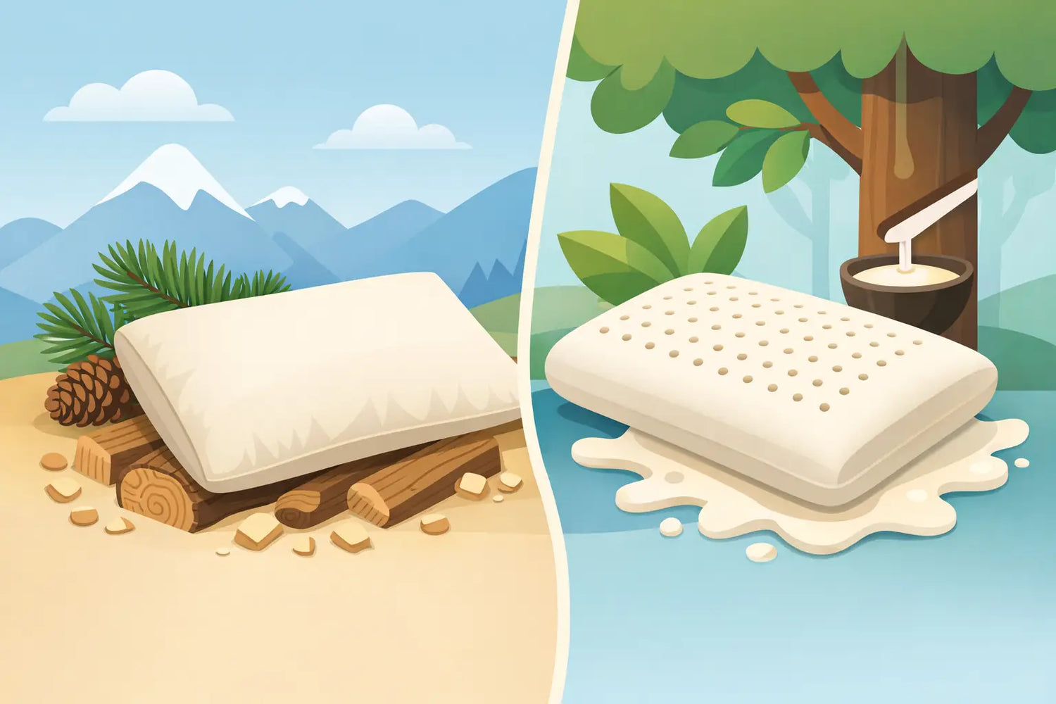 Cuscino cirmolo o lattice: quale scegliere?