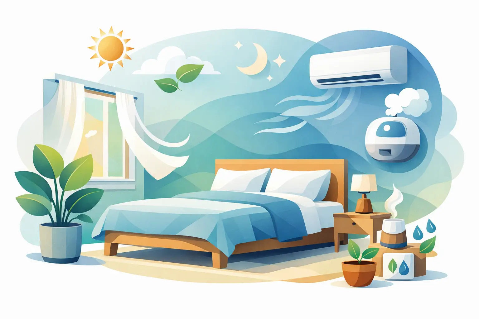 Come migliorare il microclima della camera