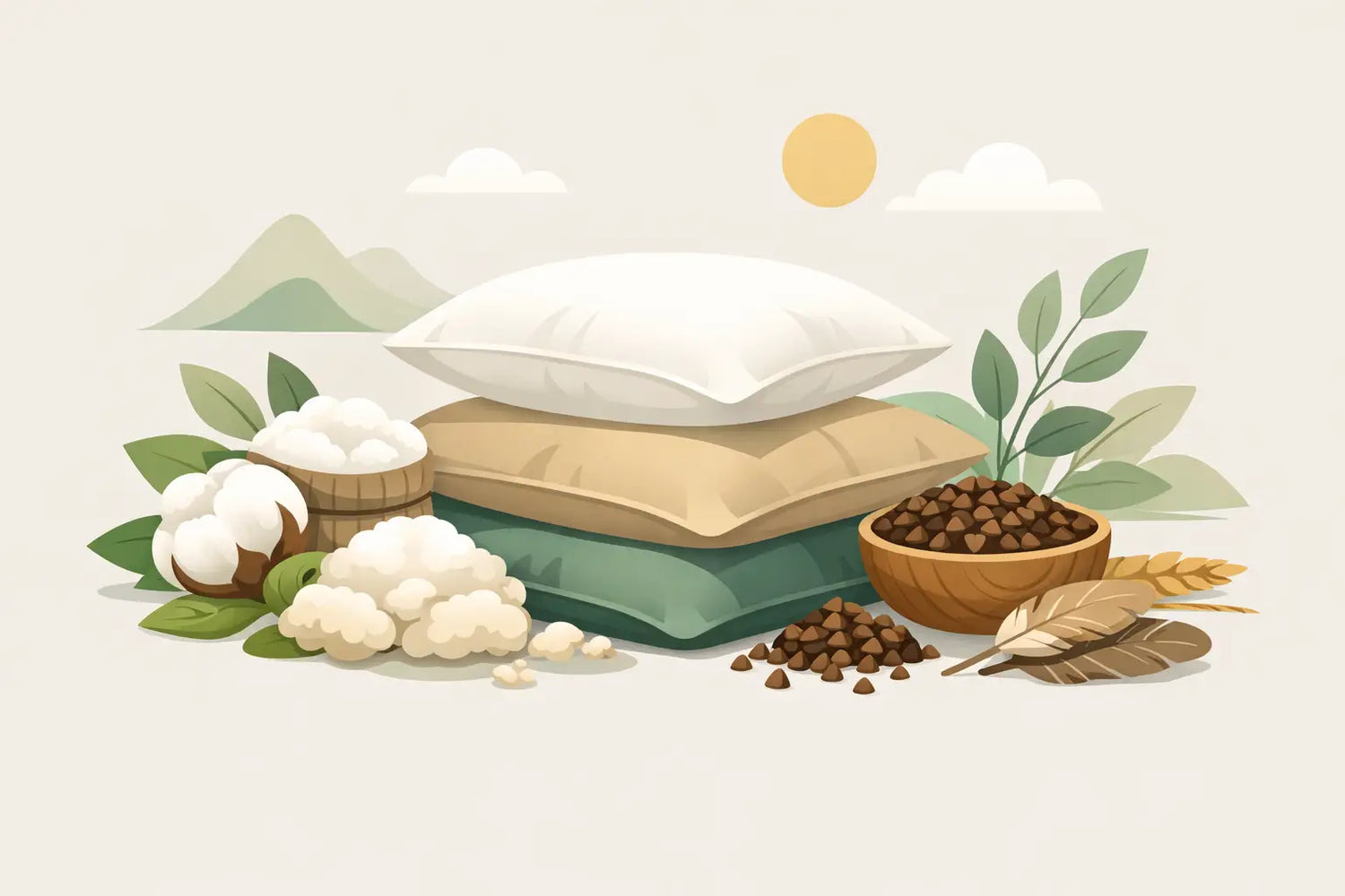 Guida cuscini imbottiture naturali