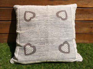 Hallo Pillow - Campiglio tortora al pino cembro (45 cm x 45 cm)